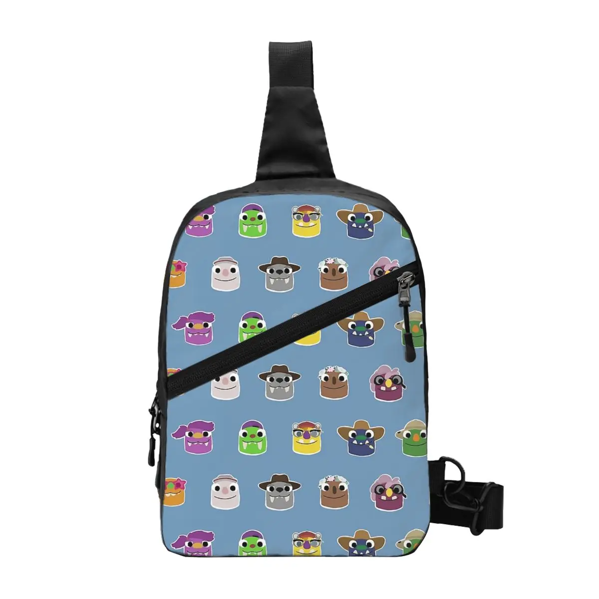 Bugsnax - All Grumpuses Chest Bag Men Sling Crossbody Backpack Chest Bag Travel Hiking Daypack Shoulder Bag
Bugsnax - All Grumpuses Chest Bag Men Sling Crossbody Backpack Chest Bag Travel Hiking Daypack Shoulder Bag