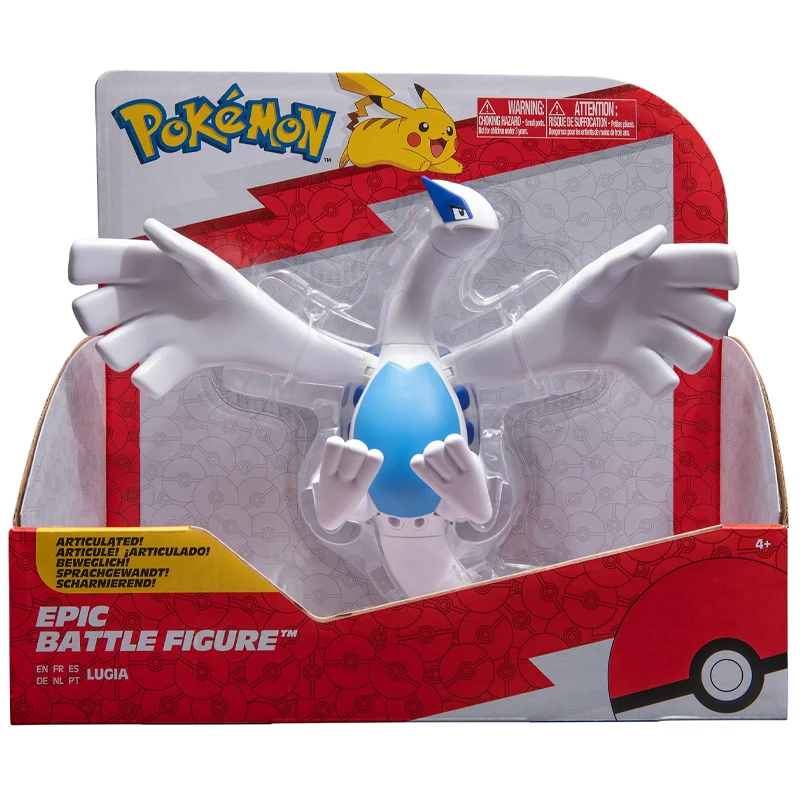 Original Pokemon Lugia Epic Battle Figure - 12-Inch Articulated Epic Battle Figure with Flight Stand Collectible Model Toy Gift
Original Pokemon Lugia Epic Battle Figure - 12-Inch Articulated Epic Battle Figure with Flight Stand Collectible Model Toy Gift