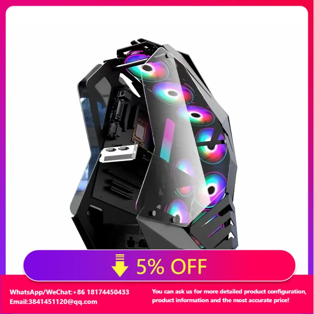 Popular Design Tempered Glass Gaming Case M-ATX Mid Tower Gaming Gabinete PC Case Glass Computer Case 
Popular Design Tempered Glass Gaming Case M-ATX Mid Tower Gaming Gabinete PC Case Glass Computer Case
