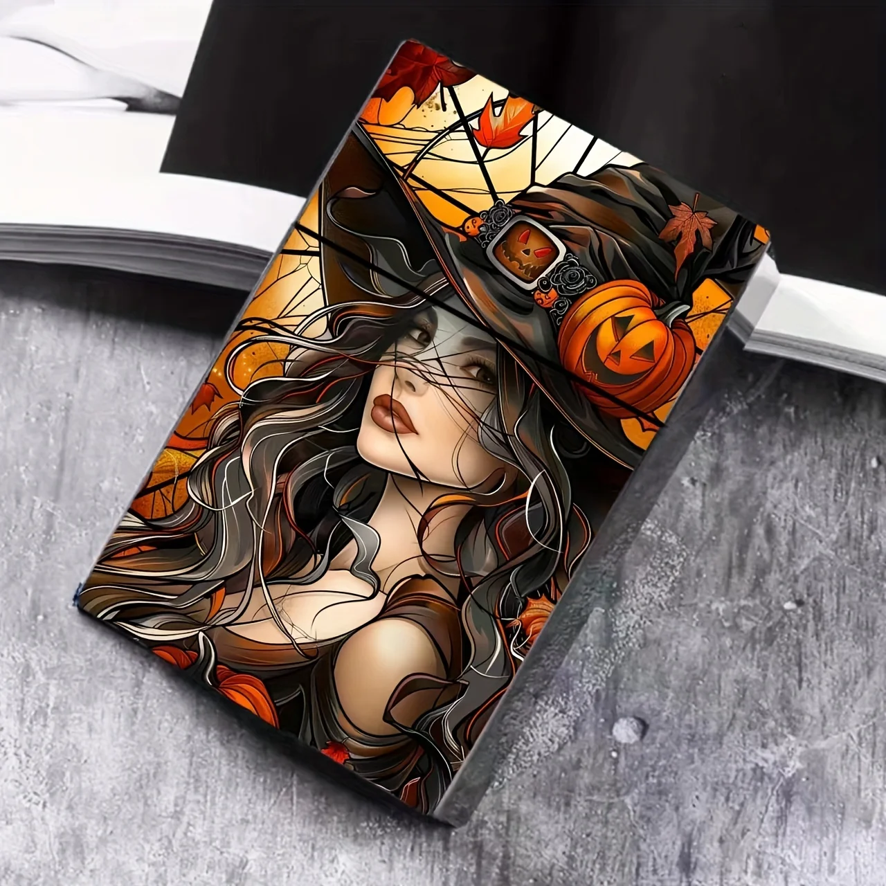 Halloween Witch Theme Creative Cigarette Case, Flip 84MM Standard Size, Durable Plastic, Multipurpose Storage for Cigarettes
Halloween Witch Theme Creative Cigarette Case, Flip 84MM Standard Size, Durable Plastic, Multipurpose Storage for Cigarettes