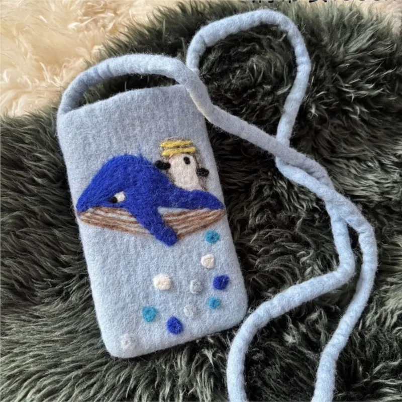 Nepal Handmade Wool Felt Mobile Phone Bag Women's Adorable Wallet Single Shoulder Casual Crossbody Bag
Nepal Handmade Wool Felt Mobile Phone Bag Women's Adorable Wallet Single Shoulder Casual Crossbody Bag