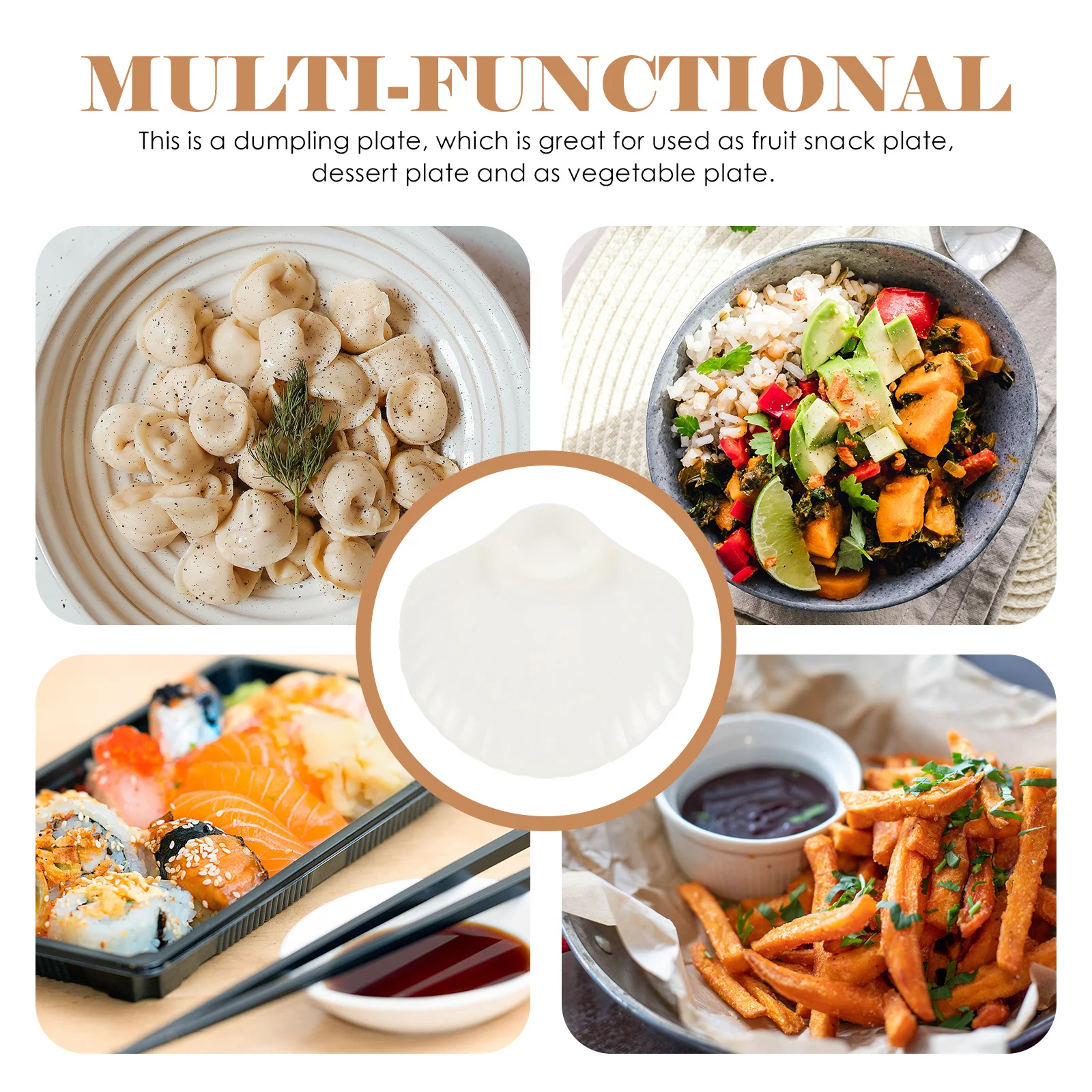 6pcs Shell Shaped Sushi Plate Pp Material Non Overflow Edges For Sushi Dumpling Japanese Food Serving Dipping Dish Kitchen
6pcs Shell Shaped Sushi Plate Pp Material Non Overflow Edges For Sushi Dumpling Japanese Food Serving Dipping Dish Kitchen