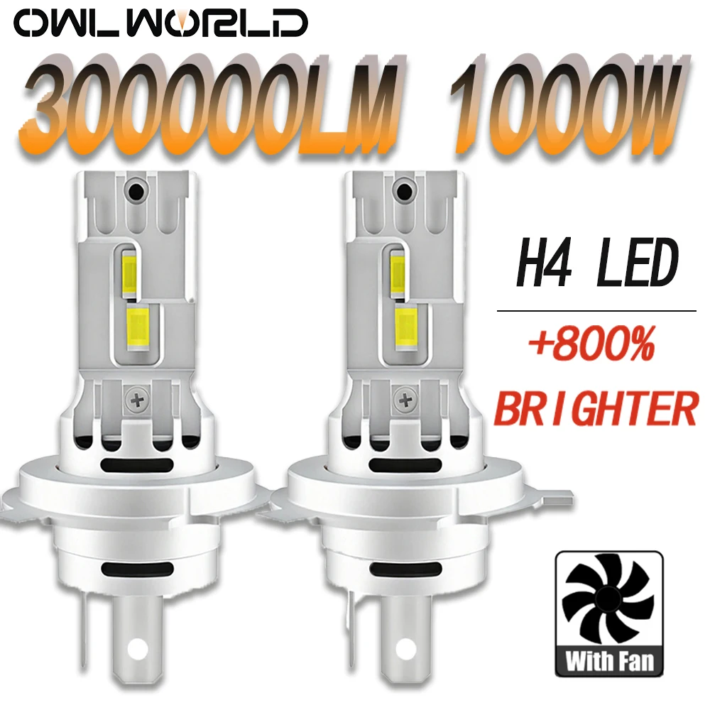 2PCS H4 LED Headlight Bulbs Ultra‑Stable High‑Power 1000W Chips IP68 Waterproof Auto Headlamps Super Bright Anti‑Glare Fog Light
2PCS H4 LED Headlight Bulbs Ultra‑Stable High‑Power 1000W Chips IP68 Waterproof Auto Headlamps Super Bright Anti‑Glare Fog Light
