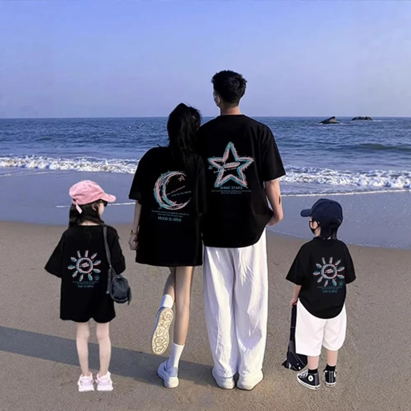 Family Matching Cotton Short Sleeve T-Shirts, Breathable Soft Cute Casual Summer Children's & Adults Fashion Collection
Family Matching Cotton Short Sleeve T-Shirts, Breathable Soft Cute Casual Summer Children's & Adults Fashion Collection