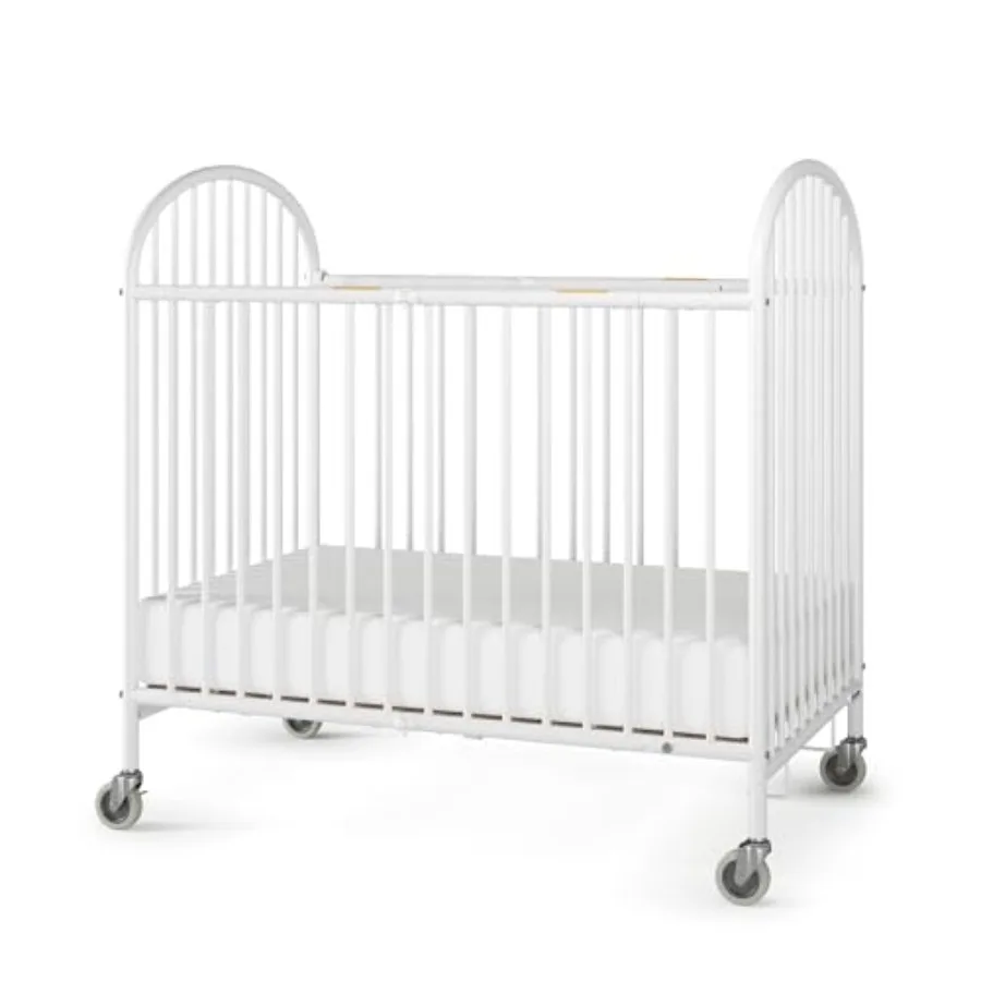 Foundations Pinnacle Folding Metal Baby Crib - Portable Hotel Crib, Easy Compact Storage, 4" Mattress, Built for Small Spaces,
Foundations Pinnacle Folding Metal Baby Crib - Portable Hotel Crib, Easy Compact Storage, 4" Mattress, Built for Small Spaces,