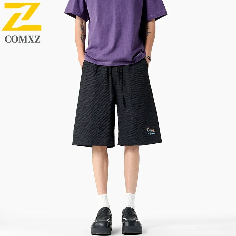 2025 Summer Casual Shorts Men's Women's Japanese-style Dopamine Embroidered Loose Sports Shorts Male Daily Gym Drawstring Shorts
2025 Summer Casual Shorts Men's Women's Japanese-style Dopamine Embroidered Loose Sports Shorts Male Daily Gym Drawstring Shorts