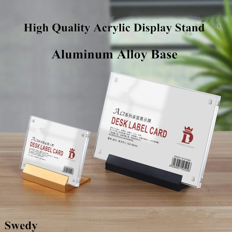 75x55mm Aluminum Base Magnetic Mini Price Label Paper Card Tag Small Clear Acrylic Sign Holder Display Stand
75x55mm Aluminum Base Magnetic Mini Price Label Paper Card Tag Small Clear Acrylic Sign Holder Display Stand