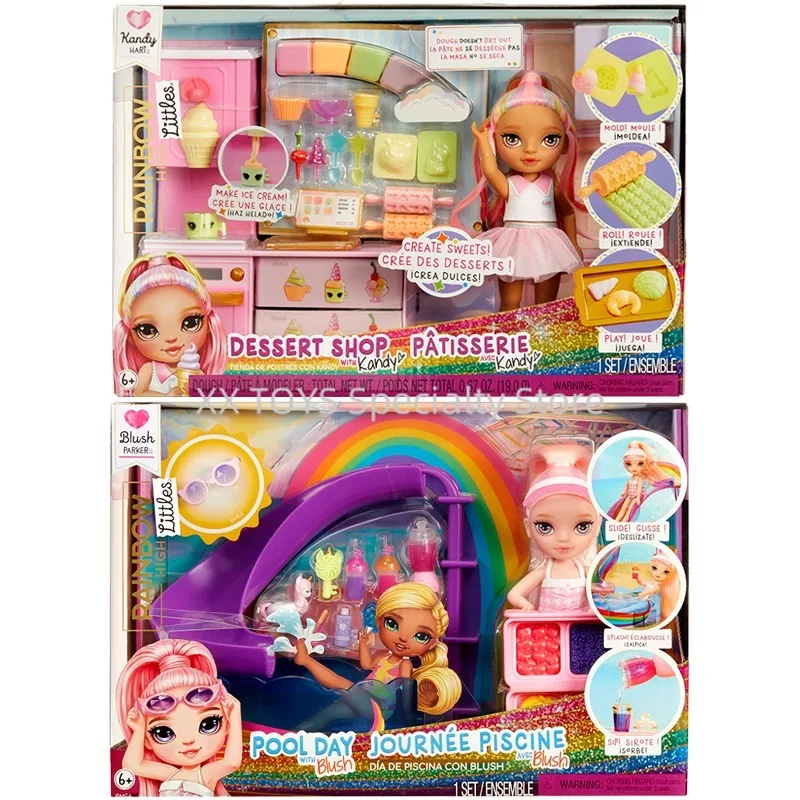 Original Rainbow High Littles Kandy Dessert Shop Playset Mini Articulated Doll Pretend Play Kitchen Ice Cream Maker Kid Gift Toy
Original Rainbow High Littles Kandy Dessert Shop Playset Mini Articulated Doll Pretend Play Kitchen Ice Cream Maker Kid Gift Toy