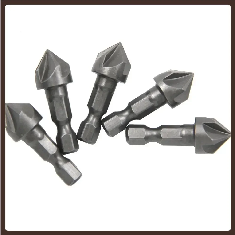 2pc Hexagonal Shank Five Blade Countersunk Drill 12.5mm 5pc Woodworking Hole Opener Spot Facer Deburring Drill Bit Set
2pc Hexagonal Shank Five Blade Countersunk Drill 12.5mm 5pc Woodworking Hole Opener Spot Facer Deburring Drill Bit Set