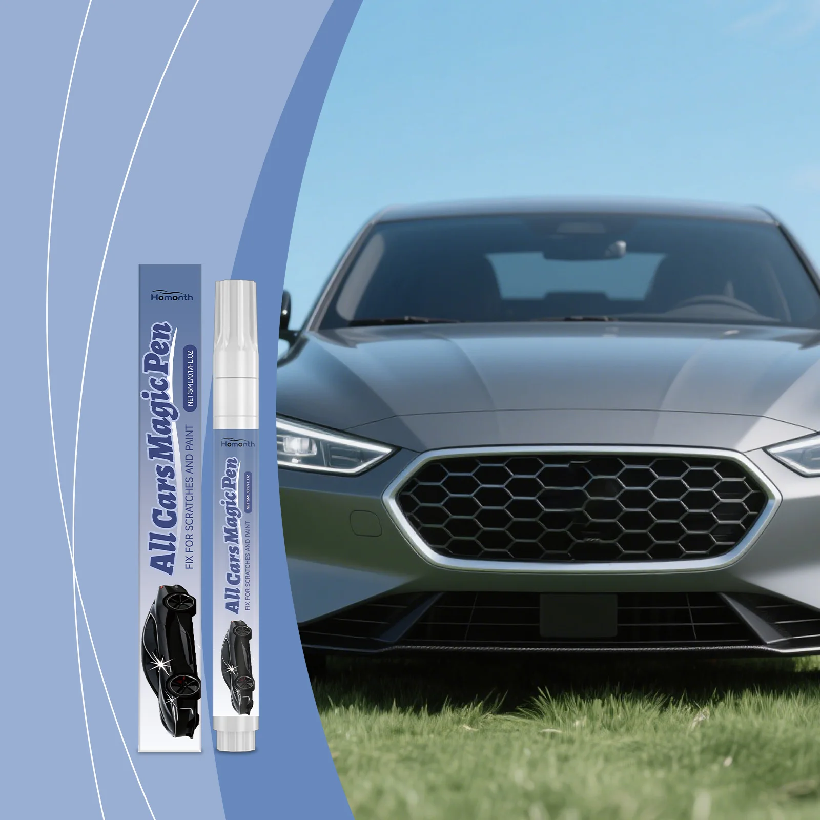 Car Scratch Care Pen for Light Marks - Ideal for Daily Cleaning, Refurbishment, Maintenance, Improves Auto Surface Shine
Car Scratch Care Pen for Light Marks - Ideal for Daily Cleaning, Refurbishment, Maintenance, Improves Auto Surface Shine
