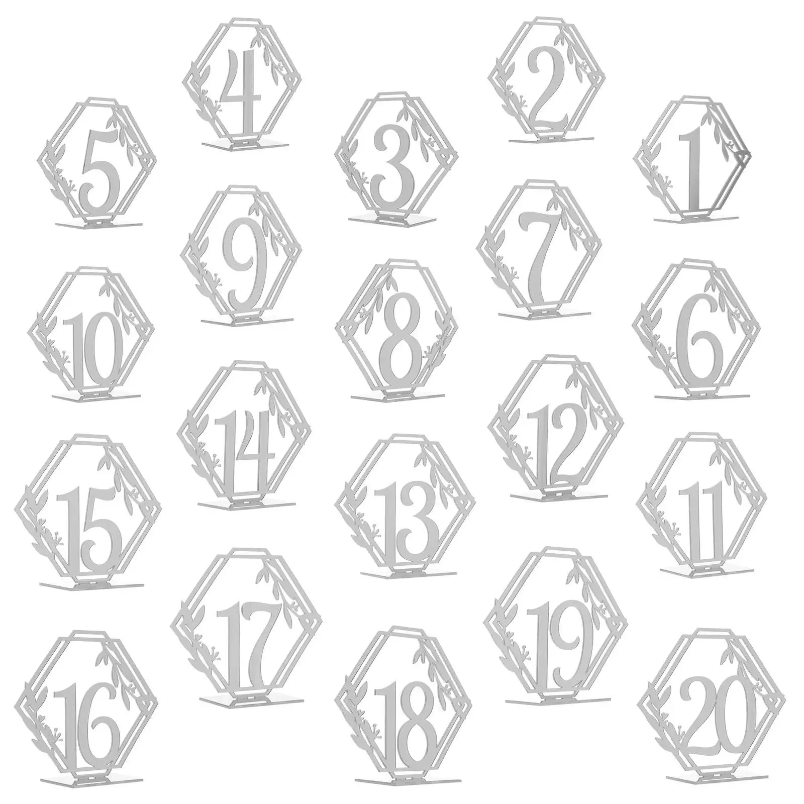 20 Pcs Acrylic Table Number Signs Elegant Plate Decor Wedding Party Reception Numbers Reusable Banquet Supplies
20 Pcs Acrylic Table Number Signs Elegant Plate Decor Wedding Party Reception Numbers Reusable Banquet Supplies
