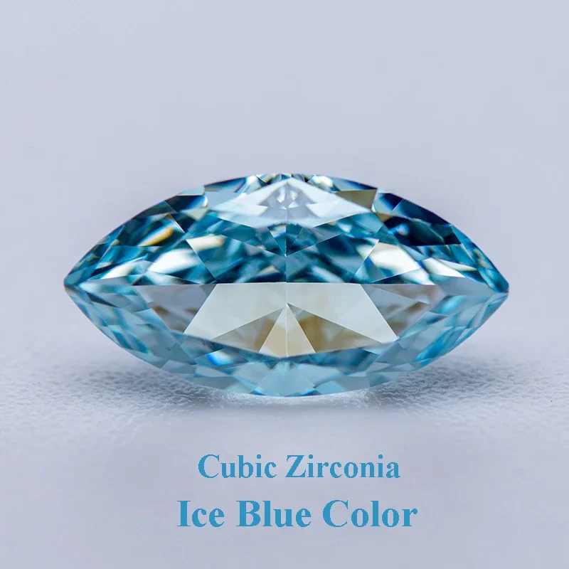 Cubic Zirconia Crushed Ice Cut Ice Blue Color Marquise Shape Charms Beads for Diy Jewelry Making Rings Materials No Certificate
Cubic Zirconia Crushed Ice Cut Ice Blue Color Marquise Shape Charms Beads for Diy Jewelry Making Rings Materials No Certificate