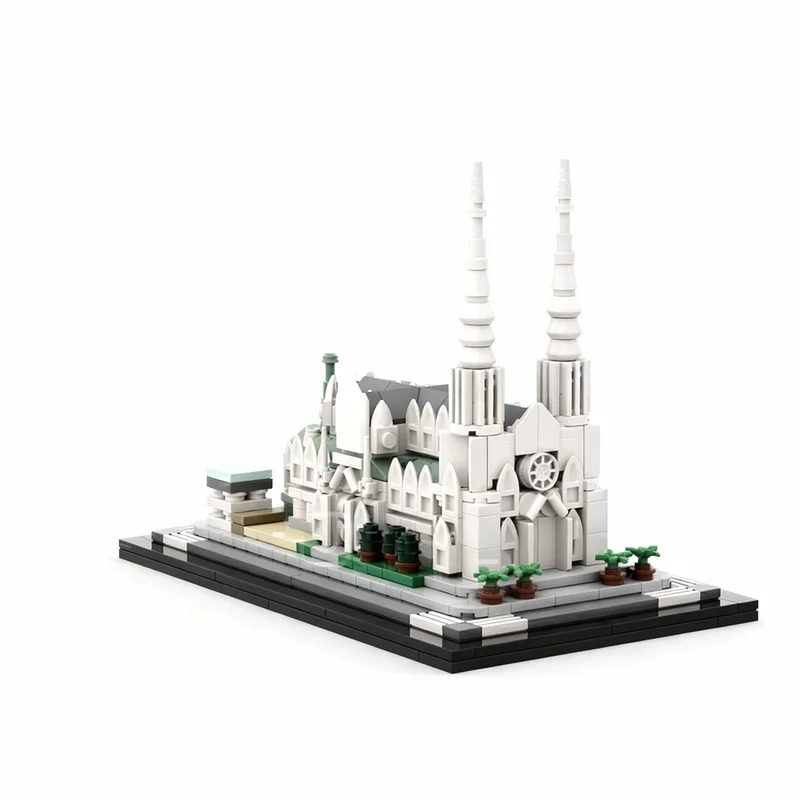 580pcs MOC St Patrick S Cathedral 1 800 Scale Architecture Model Building Blocks Construction Toys Christmas Gifts Brick Kids
580pcs MOC St Patrick S Cathedral 1 800 Scale Architecture Model Building Blocks Construction Toys Christmas Gifts Brick Kids