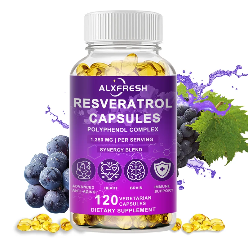 Resveratrol Capsules Antioxidant Anti-aging Supports Cardiovascular Metabolic Health Anti-inflammatory Neuroprotective Effects
Resveratrol Capsules Antioxidant Anti-aging Supports Cardiovascular Metabolic Health Anti-inflammatory Neuroprotective Effects
