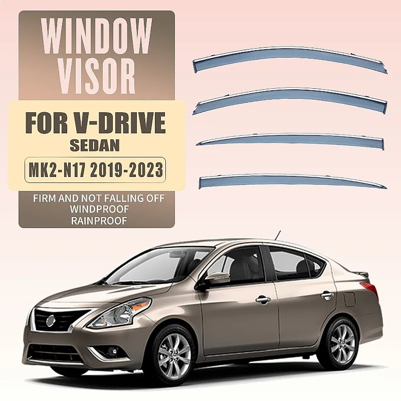 For NISSAN V-Drive 2019+ Car Window Visor Rain Sun Shade Side Windshield Awning Auto Accessories
For NISSAN V-Drive 2019+ Car Window Visor Rain Sun Shade Side Windshield Awning Auto Accessories