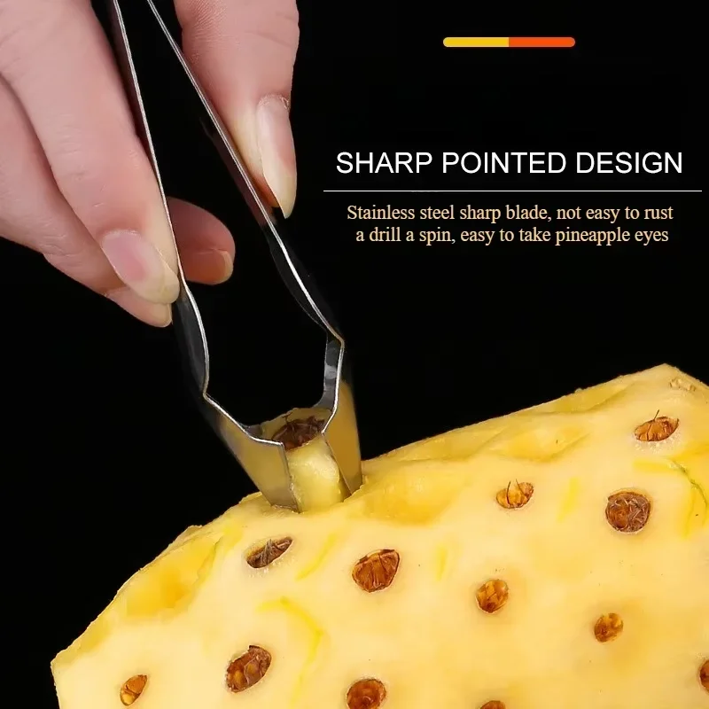 Stainless Steel Strawberry Huller Fruit Peeler Pineapple Corer Slicer Cutter Kitchen Knife Gadgets Pineapple Slicer Clips New
Stainless Steel Strawberry Huller Fruit Peeler Pineapple Corer Slicer Cutter Kitchen Knife Gadgets Pineapple Slicer Clips New