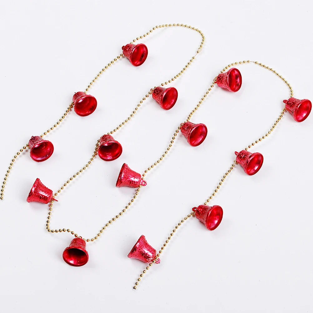 2pcs Christmas Bells String Curtain Decorative Hanging Ornaments Red Golden Festive Door Window Party Decoration
2pcs Christmas Bells String Curtain Decorative Hanging Ornaments Red Golden Festive Door Window Party Decoration