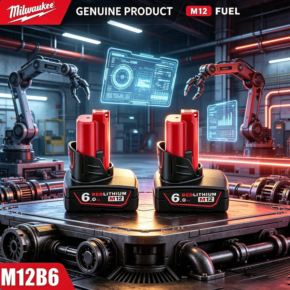 Milwaukee M12B6 12V 6.0Ah REDLITHIUM™ Battery – Built for Cold, Durable & Long-Lasting Power on Jobsites
Milwaukee M12B6 12V 6.0Ah REDLITHIUM™ Battery – Built for Cold, Durable & Long-Lasting Power on Jobsites