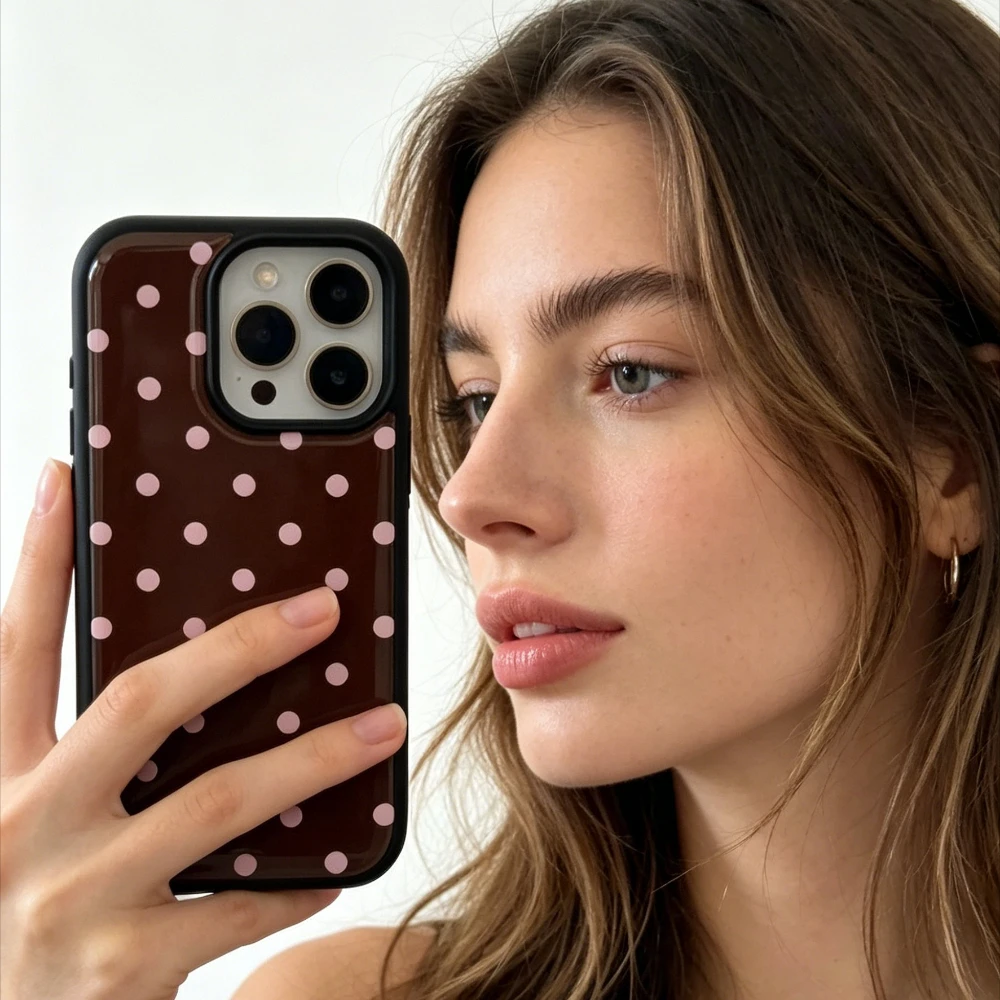 Aesthetics Double Color Polka Dot Phone Case,For iPhone 17,16 15 14 13 12 11 Pro Max Plus Jelly Cases Shockproof Bumper Cover
Aesthetics Double Color Polka Dot Phone Case,For iPhone 17,16 15 14 13 12 11 Pro Max Plus Jelly Cases Shockproof Bumper Cover