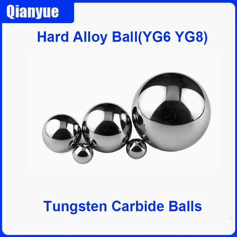 YG6 Tungsten Carbide Balls 1-15mm,High Hardness WC Alloy Precision Balls for Valves/Bearings/Industrial Tools
YG6 Tungsten Carbide Balls 1-15mm,High Hardness WC Alloy Precision Balls for Valves/Bearings/Industrial Tools