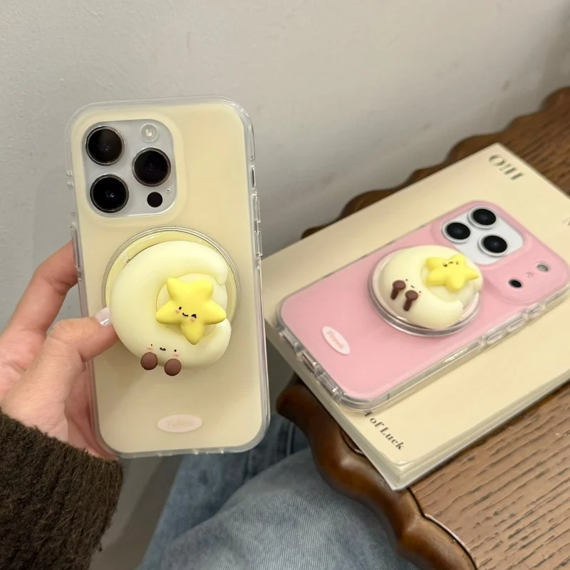 Простой однотонный магнитный чехол для телефона для iPhone 17 Pro 16 15 14 Pro Max, чехол с кронштейном Magsafe Cute Moon Stand, чехлы Funda
Простой однотонный магнитный чехол для телефона для iPhone 17 Pro 16 15 14 Pro Max, чехол с кронштейном Magsafe Cute Moon Stand, чехлы Funda