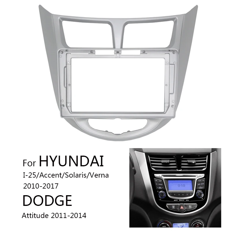 Car Radio Frame Kit For HYUNDAI I-25/Accent/Solaris/Verna Auto Stereo Install Dash Panel Fascia Trim Bezel Faceplate
Car Radio Frame Kit For HYUNDAI I-25/Accent/Solaris/Verna Auto Stereo Install Dash Panel Fascia Trim Bezel Faceplate