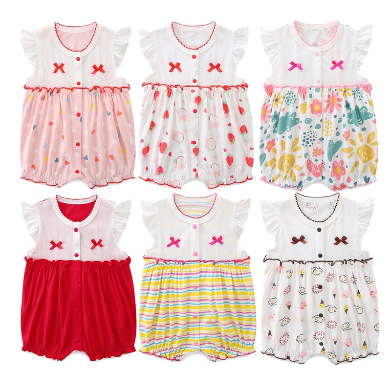 Baby Girls Clothes Summer One-piece Newborn Jumpsuit Cotton Thin Rompers Baby Stuff Flower Toddler Princess Dresses
Baby Girls Clothes Summer One-piece Newborn Jumpsuit Cotton Thin Rompers Baby Stuff Flower Toddler Princess Dresses