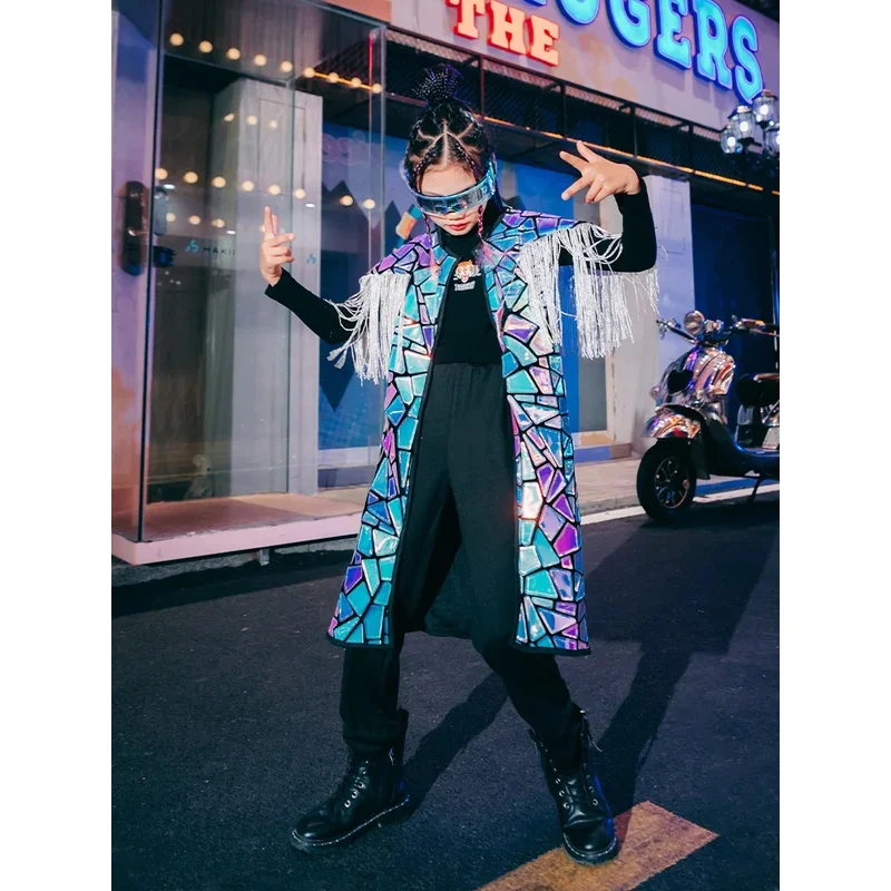 ZZL Urban Dance Girl Costume Children K-pop Hip-hop Outfits Catwalk Performance Clothing Model Fashion Kids Jazz Dance Suit
ZZL Urban Dance Girl Costume Children K-pop Hip-hop Outfits Catwalk Performance Clothing Model Fashion Kids Jazz Dance Suit