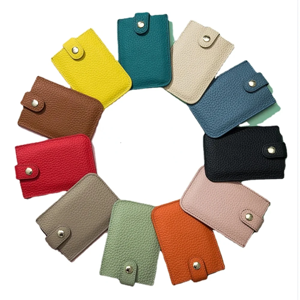 Solid Color Thin Pocket Wallets Case Badge Holder Unisex Fashion Genuine Leather ID Credit Card Holder RFID Protecter Cover
Solid Color Thin Pocket Wallets Case Badge Holder Unisex Fashion Genuine Leather ID Credit Card Holder RFID Protecter Cover