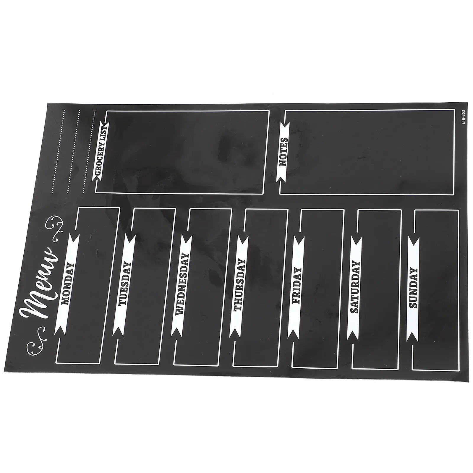 Magnetic Chalkboard Sticker for Refrigerator Dry Erase Menu Board Reusable Smooth Surface Weekly Planner Multipurpose Home
Magnetic Chalkboard Sticker for Refrigerator Dry Erase Menu Board Reusable Smooth Surface Weekly Planner Multipurpose Home