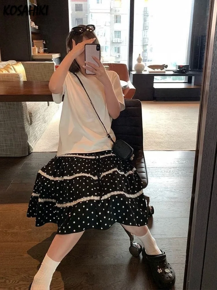 2026 Vintage Women Wave Point Skirts High Waist Drawstring A-line Sweet Jupe Harajuku Summer Lace Patchwork Y2k Aesthetic Skirt
2026 Vintage Women Wave Point Skirts High Waist Drawstring A-line Sweet Jupe Harajuku Summer Lace Patchwork Y2k Aesthetic Skirt