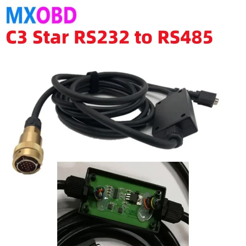 Автомобильный OBD2 кабель и разъем RS232 к RS485 Кабель для MB STAR C3 для мультиплексора Автомобильные диагностические инструменты Кабель с печатной платой
Автомобильный OBD2 кабель и разъем RS232 к RS485 Кабель для MB STAR C3 для мультиплексора Автомобильные диагностические инструменты Кабель с печатной платой