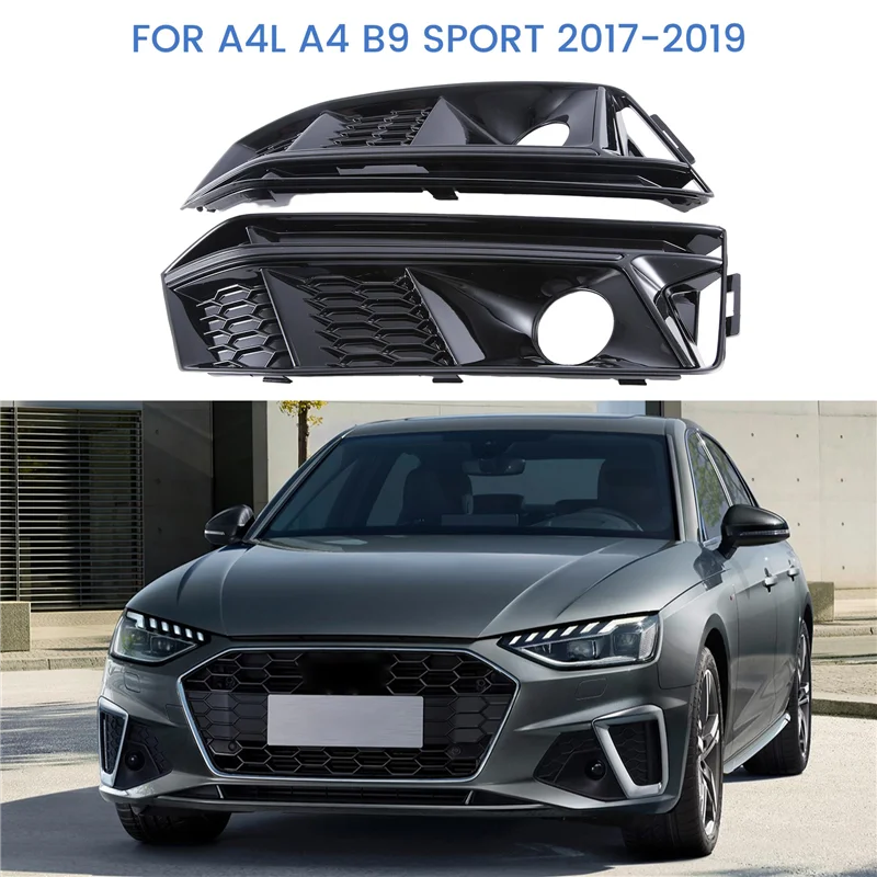 Precision Fog Light Frame Fog Light Cover Bee Grid Grille Bumper Grille Car Replacement For A4L A4 B9 Sport 2017-2019
Precision Fog Light Frame Fog Light Cover Bee Grid Grille Bumper Grille Car Replacement For A4L A4 B9 Sport 2017-2019