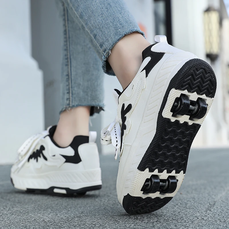 2025 Heelys для детей (осень и зима): 2-колесные невидимые коньки для девочек, белые роликовые туфли для мальчиков
2025 Heelys для детей (осень и зима): 2-колесные невидимые коньки для девочек, белые роликовые туфли для мальчиков