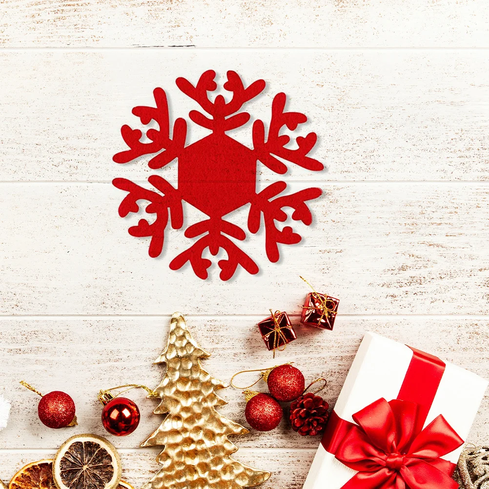 10Pcs Snowflake Coasters Heat Resistant Felt Cup Mats for Drink Table Protection Insulation Christmas Home Decor
10Pcs Snowflake Coasters Heat Resistant Felt Cup Mats for Drink Table Protection Insulation Christmas Home Decor