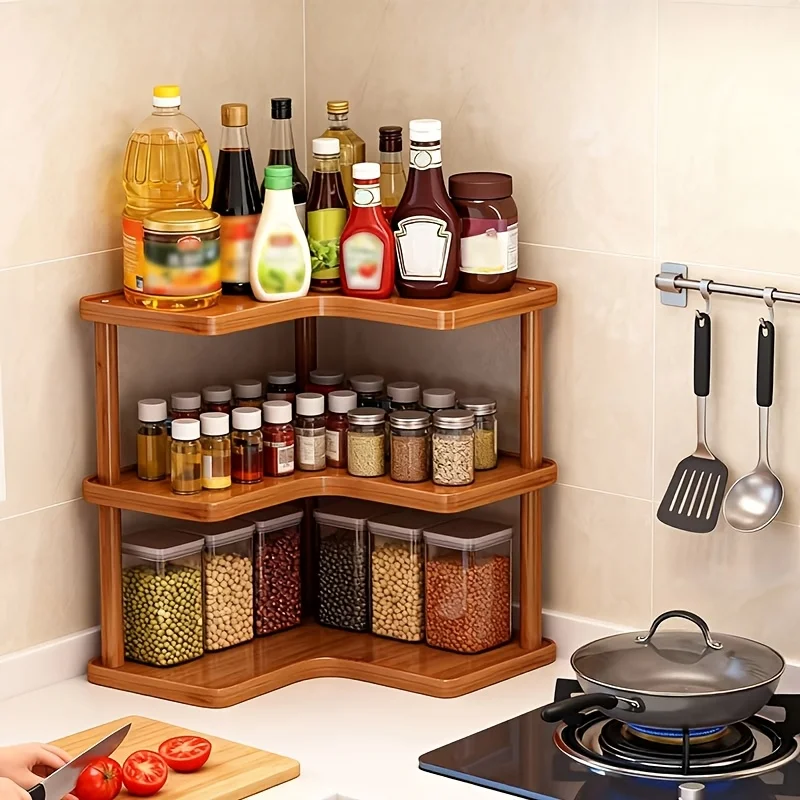 1pc Triangular Corner Storage Rack, Multi-Tier Coffee Bar Organizer, for Coffee Utensils Cups Kitchen Gadgets, Home Countertop Display Shelf, Utility Racks
1pc Triangular Corner Storage Rack, Multi-Tier Coffee Bar Organizer, for Coffee Utensils Cups Kitchen Gadgets, Home Countertop Display Shelf, Utility Racks