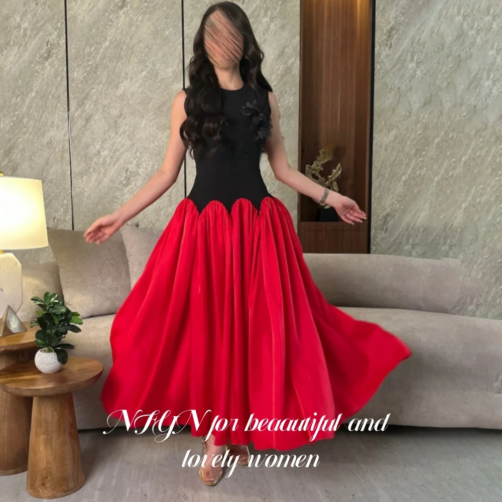 NFYN Elegant O-Neck Prom Dress A-Line Sleeveless Prom Gown Satin Party Evening Dresses for Woman vestidos de fiesta Customized
NFYN Elegant O-Neck Prom Dress A-Line Sleeveless Prom Gown Satin Party Evening Dresses for Woman vestidos de fiesta Customized