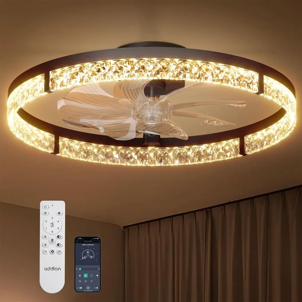 24 Slim Profile Ceiling Fan with Lights, 3000-6000K Adjustable LED, Ideal for Living Spaces, Black
24 Slim Profile Ceiling Fan with Lights, 3000-6000K Adjustable LED, Ideal for Living Spaces, Black