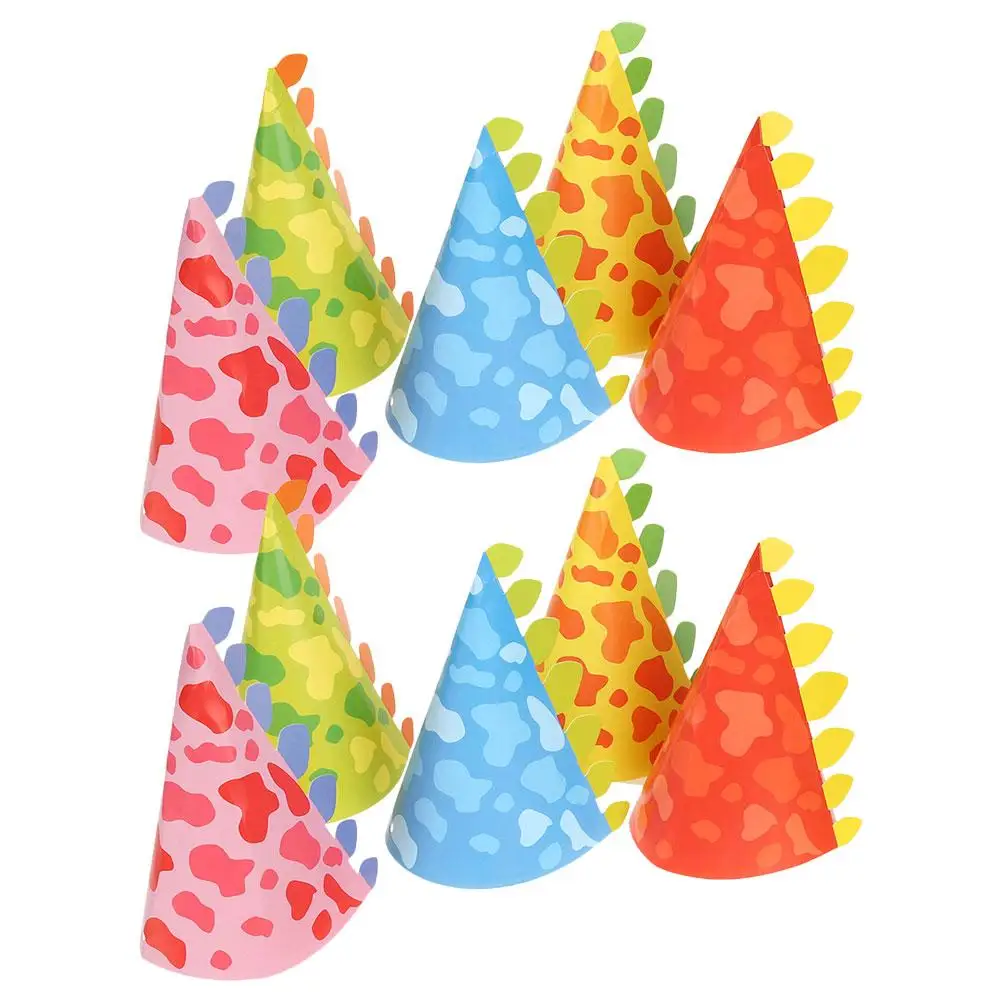 10 Pcs Makeup Costume Props Child Dinosaur Birthday Decorations Boy Paper Hats for Kids
10 Pcs Makeup Costume Props Child Dinosaur Birthday Decorations Boy Paper Hats for Kids