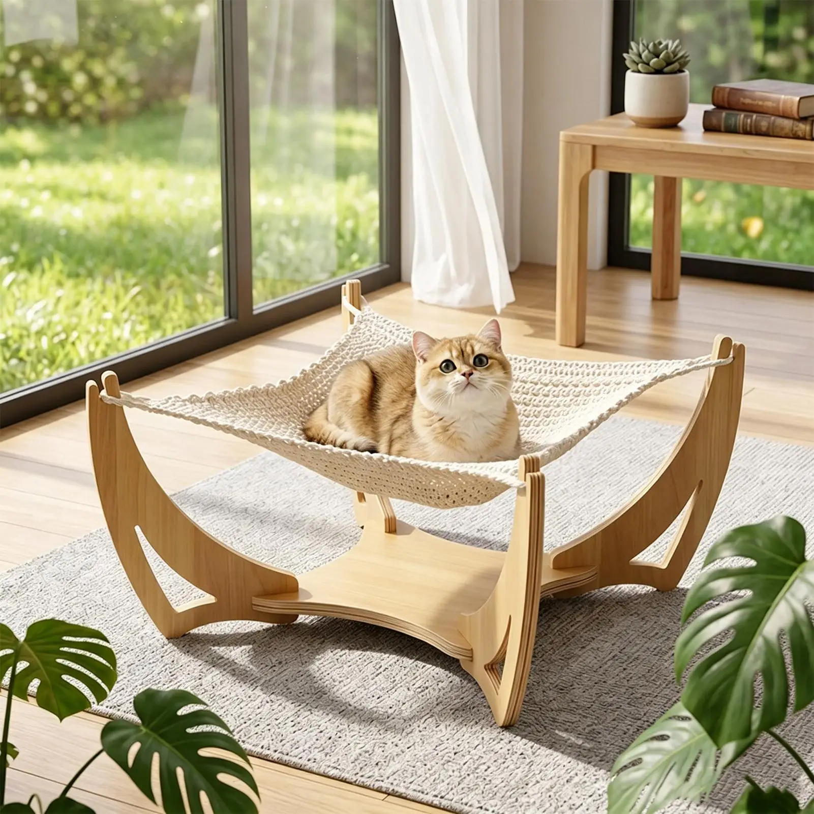 Kitten Hammock Stable Soft Woven Scratchers Indoor Outdoor Sleeping Hammock For Home Dorm Balcony Apartment Bedroom
Kitten Hammock Stable Soft Woven Scratchers Indoor Outdoor Sleeping Hammock For Home Dorm Balcony Apartment Bedroom
