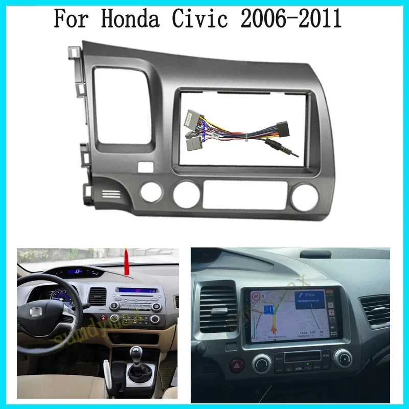 9inch 2din Car Radio Fascia For HONDA CIVIC SEDAN 2007-2011 S car panel Trim Dashboard Panel Kit
9inch 2din Car Radio Fascia For HONDA CIVIC SEDAN 2007-2011 S car panel Trim Dashboard Panel Kit