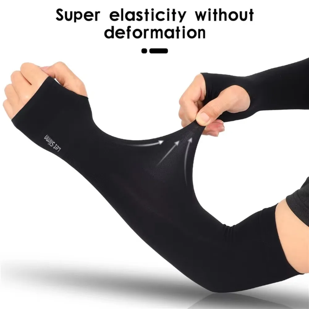 1 Pair Cycling Arm Sleeves Sun UV Protection Long Fingerless Gloves Running Fishing Ridding Golf Game Outdoor Sport Hand Warmers
1 Pair Cycling Arm Sleeves Sun UV Protection Long Fingerless Gloves Running Fishing Ridding Golf Game Outdoor Sport Hand Warmers