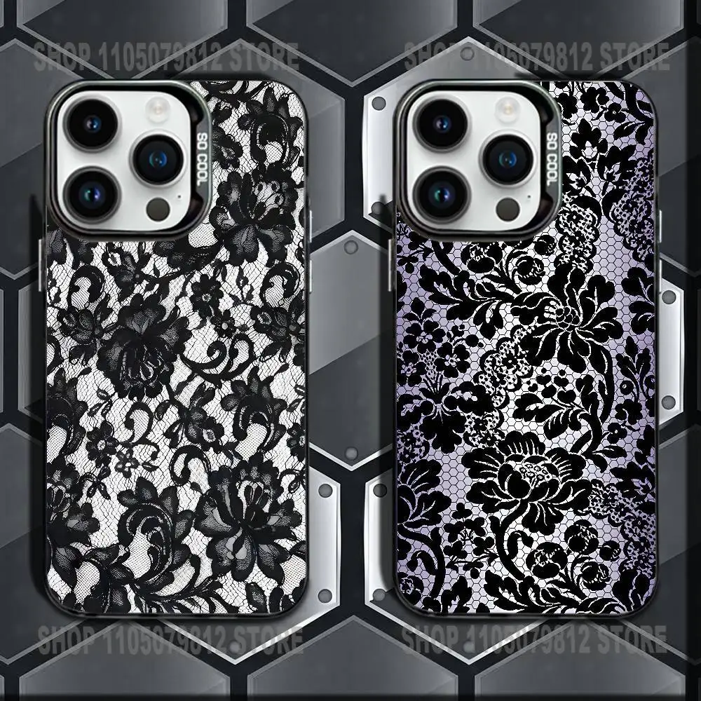 Black lace print New Hot Phone Case For iPhone 16,15,14,13,12,11,Mini,Pro,E,MAX Black Candy Matte Shockproof Cover
Black lace print New Hot Phone Case For iPhone 16,15,14,13,12,11,Mini,Pro,E,MAX Black Candy Matte Shockproof Cover