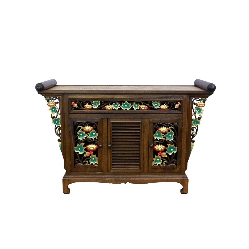Wooden carved porch cabinet, locker, TV cabinet
Wooden carved porch cabinet, locker, TV cabinet