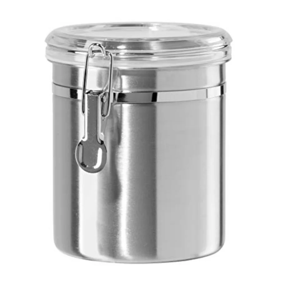 Kitchen 47oz - Clamp Lid, Clear See-Thru Top - Ideal for Kitchen Storage, Food Storage, Pantry Storage. Large Size 5" x 6
Kitchen 47oz - Clamp Lid, Clear See-Thru Top - Ideal for Kitchen Storage, Food Storage, Pantry Storage. Large Size 5" x 6