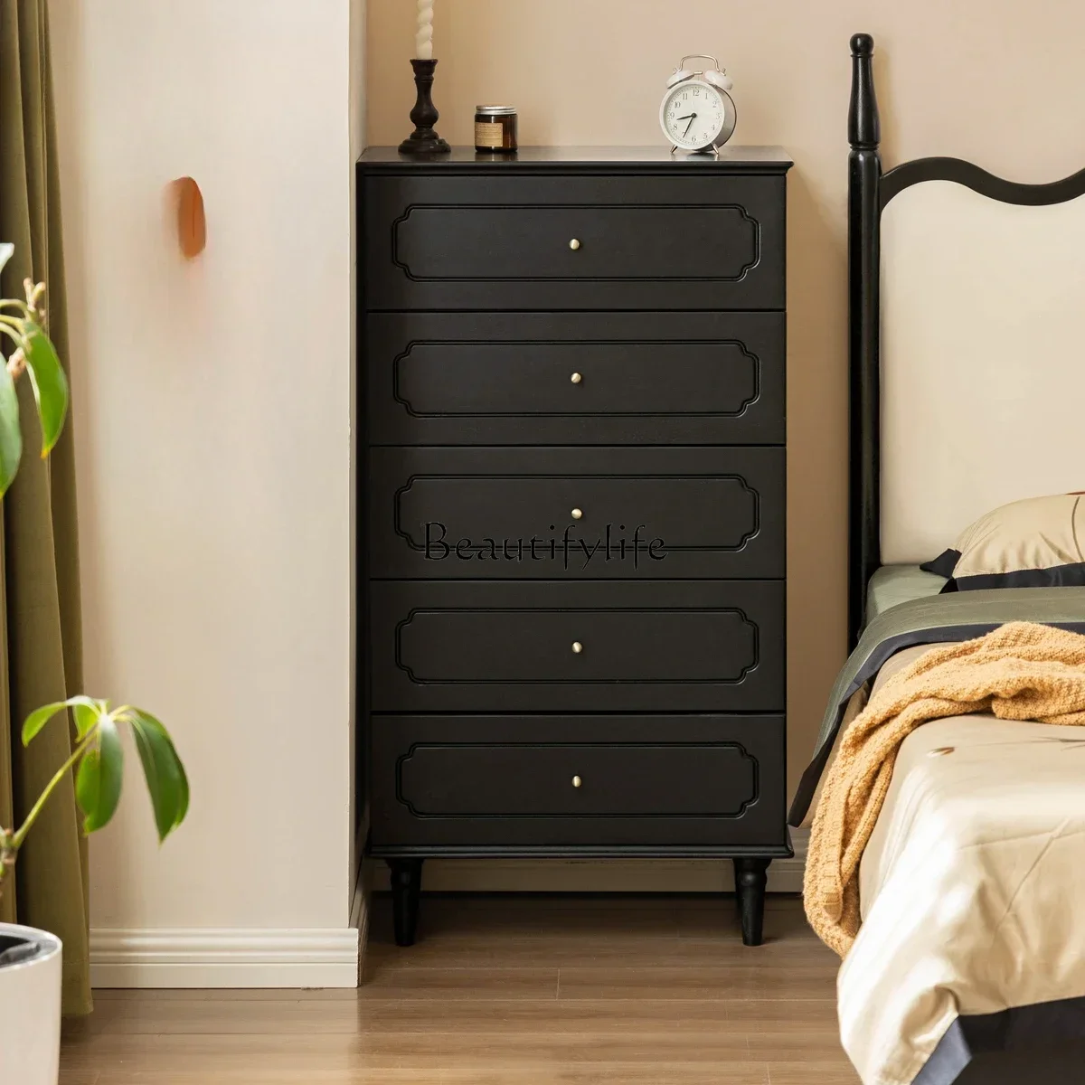 FG44***Solid wood chest of drawers living room American retro bedroom storage black storage cabinet
FG44***Solid wood chest of drawers living room American retro bedroom storage black storage cabinet