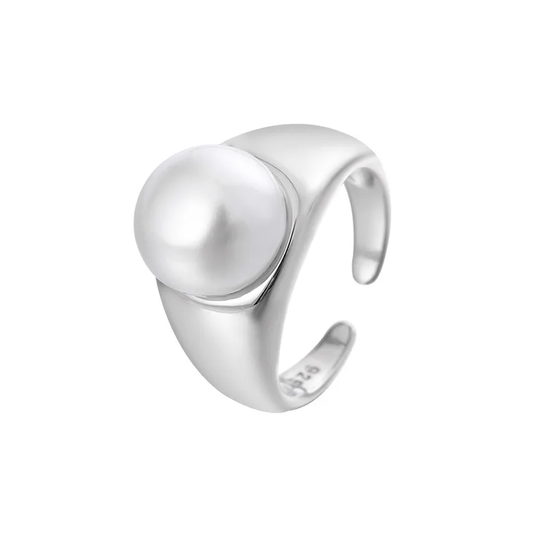 925 Sterling Silver Pearl Engagement Rings For Women Engagement Luxury Quality Jewelry Accessories Jewellery Argent 925
925 Sterling Silver Pearl Engagement Rings For Women Engagement Luxury Quality Jewelry Accessories Jewellery Argent 925
