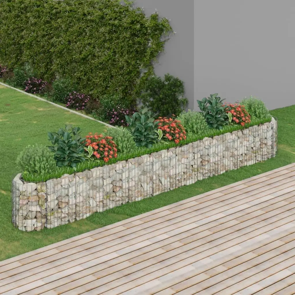 Galvanized Iron Gabion Raised Garden Bed 157.5x19.7x19.7 for Outdoor Planting
Galvanized Iron Gabion Raised Garden Bed 157.5x19.7x19.7 for Outdoor Planting