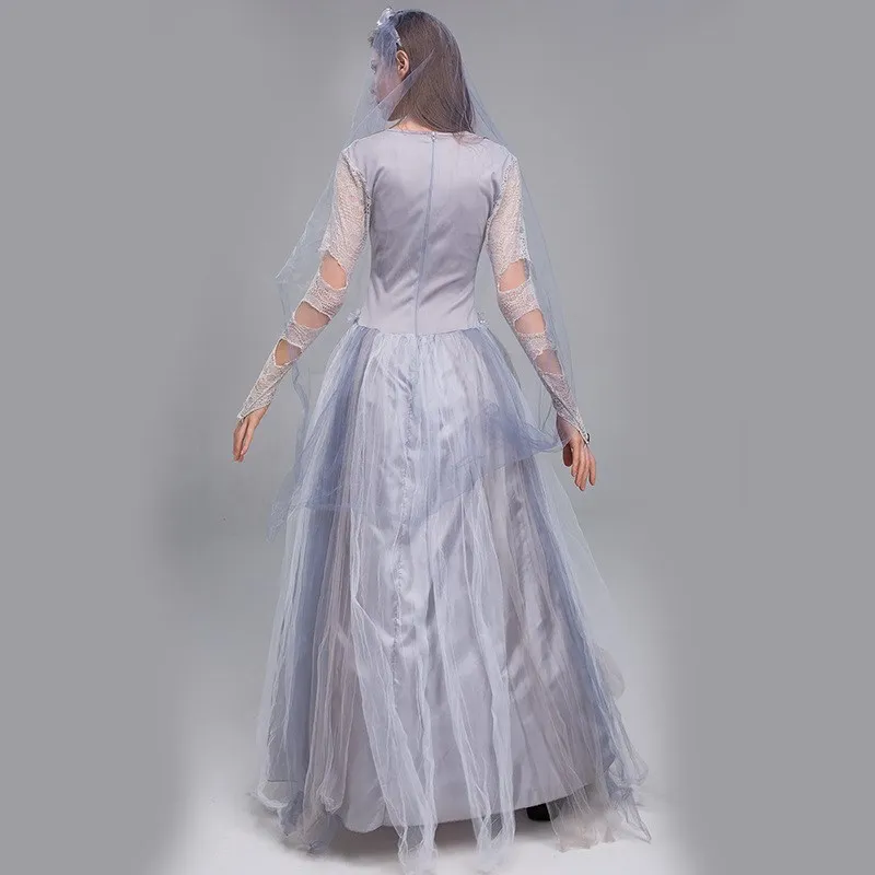 Halloween Horror Ghost Bride Dress Women's Traditional Costume Stage Performance Spring Fashion Trend Ghostly Gown
Halloween Horror Ghost Bride Dress Women's Traditional Costume Stage Performance Spring Fashion Trend Ghostly Gown