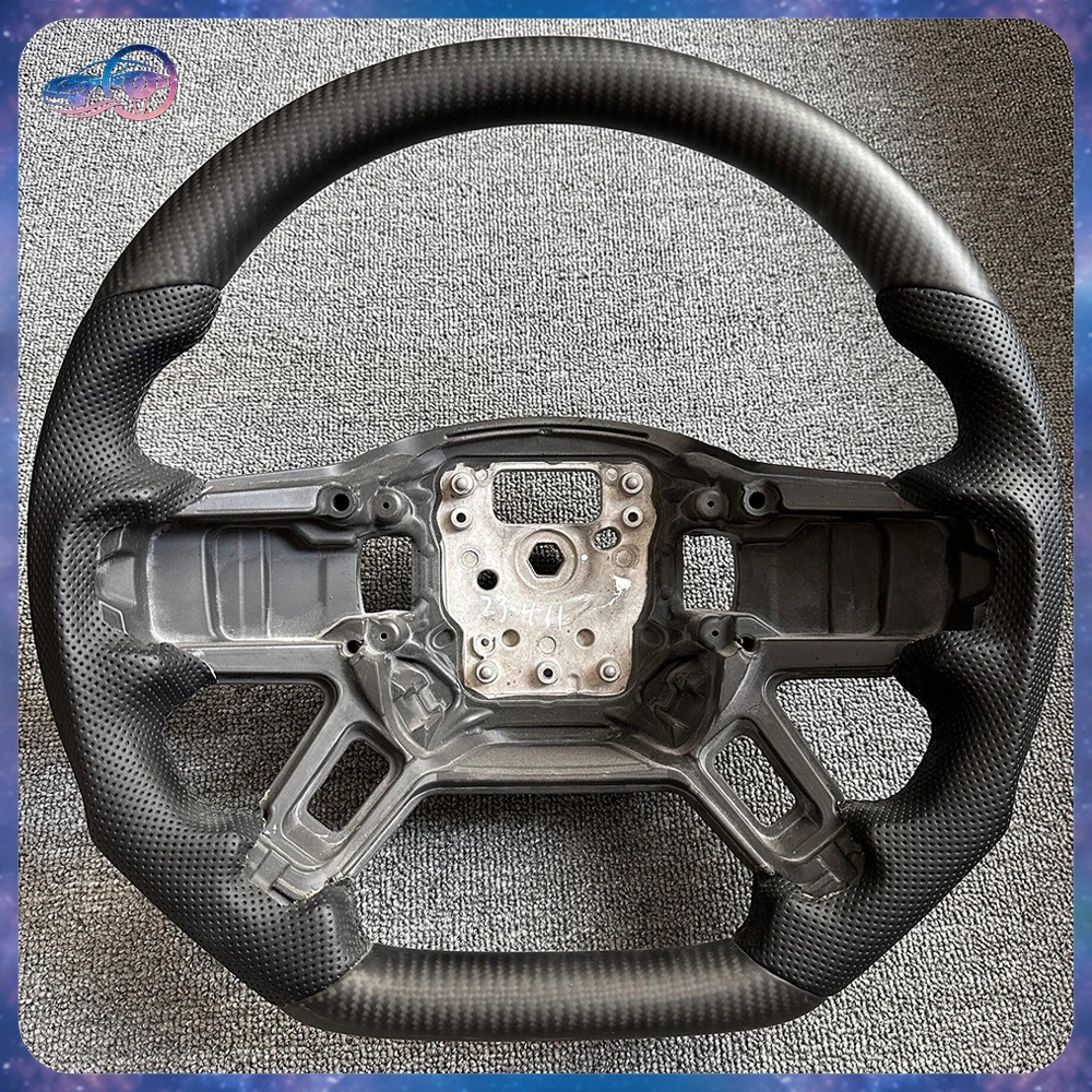 For Land Rover Defender Matte Carbon Fiber Steering Wheel Flat Bottom Perforated Grip Car Interior Modification Accessories
For Land Rover Defender Matte Carbon Fiber Steering Wheel Flat Bottom Perforated Grip Car Interior Modification Accessories